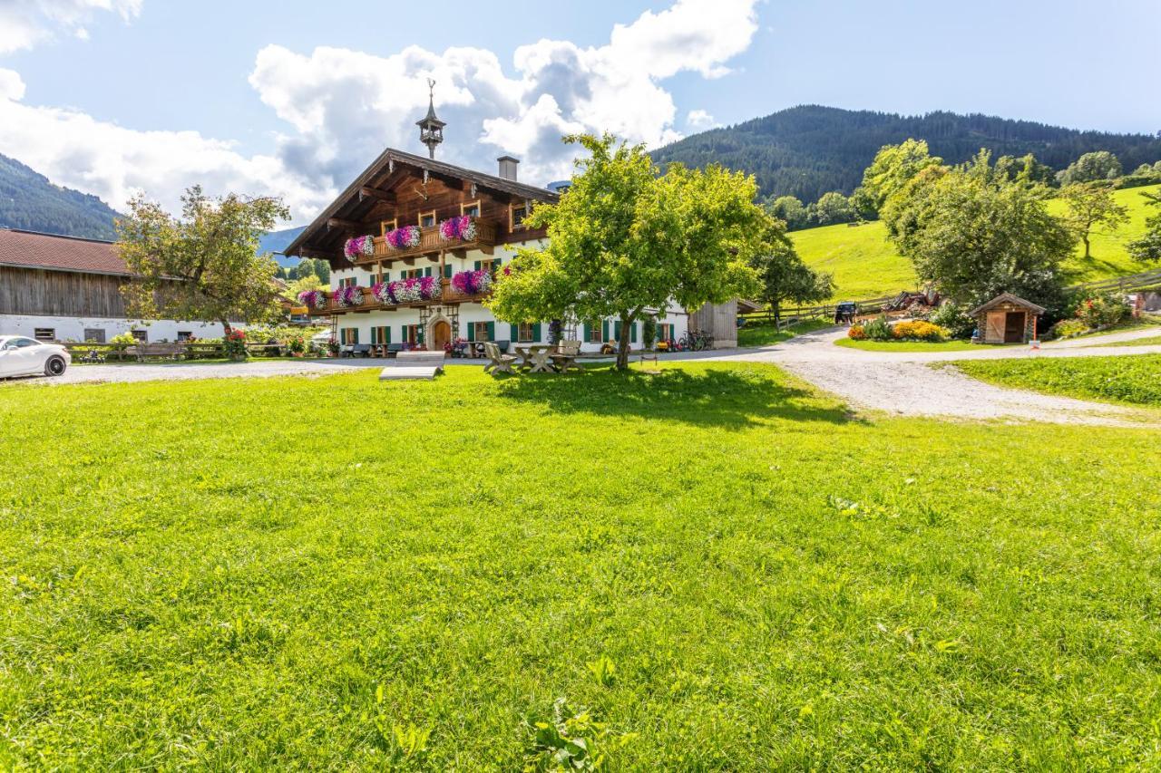 Biobauernhof Stegerbauer Leilighet Maria Alm am Steinernen Meer Eksteriør bilde