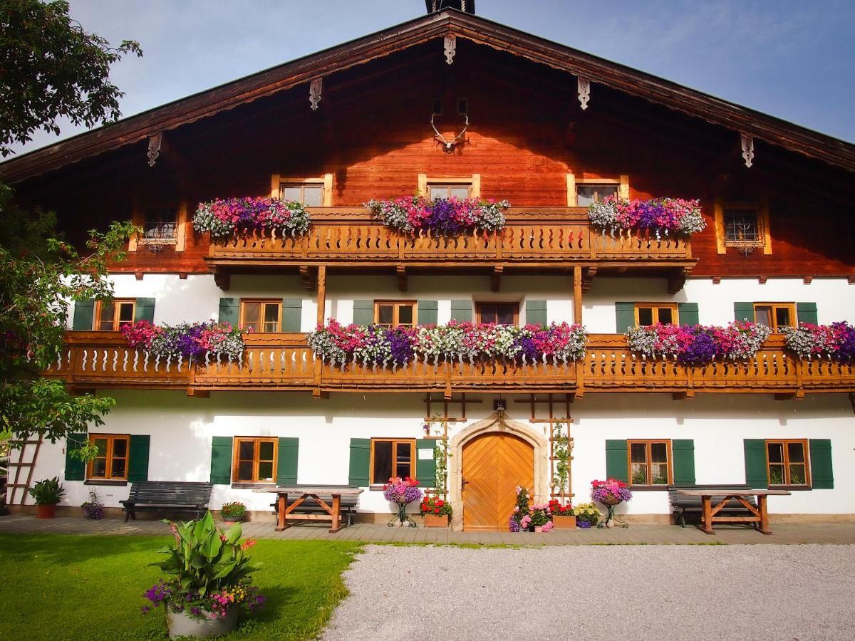 Biobauernhof Stegerbauer Leilighet Maria Alm am Steinernen Meer Eksteriør bilde