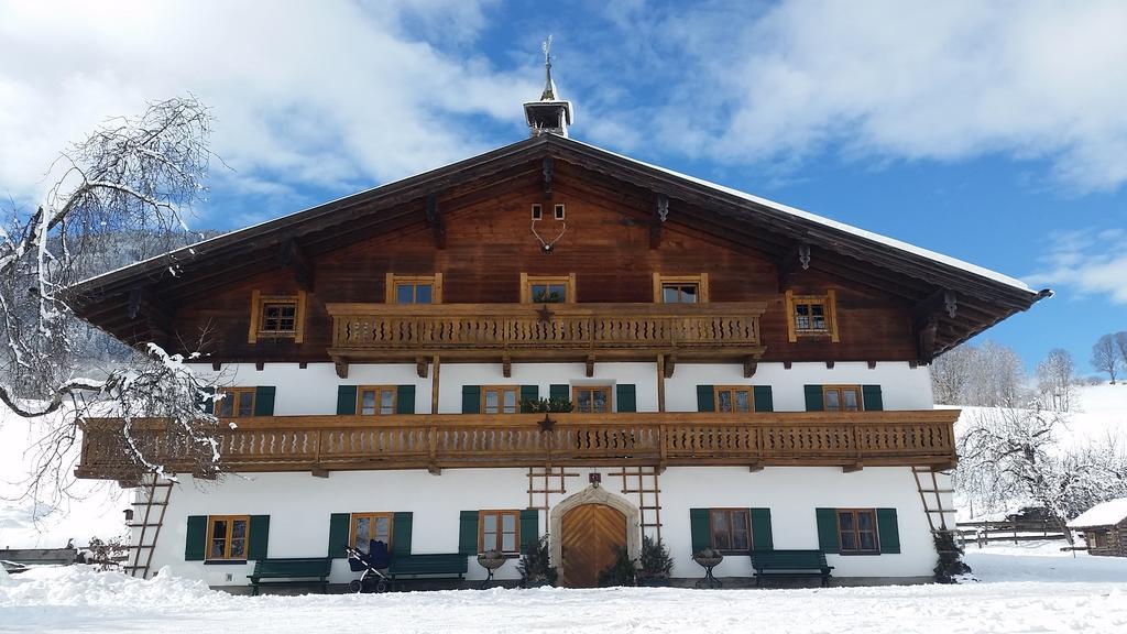 Biobauernhof Stegerbauer Leilighet Maria Alm am Steinernen Meer Eksteriør bilde