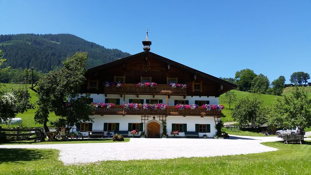 Biobauernhof Stegerbauer Leilighet Maria Alm am Steinernen Meer Eksteriør bilde